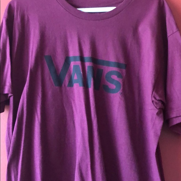 Vans Other - Vans t shirt men’s burgundy